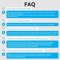 Buy Vention HDMI Wireless Transmitter-Receiver Kit 5GHz 1080p Blue - ADCL0 - HDM... in Cyprus, Nicosia, Limassol, Larnaka, Pafos