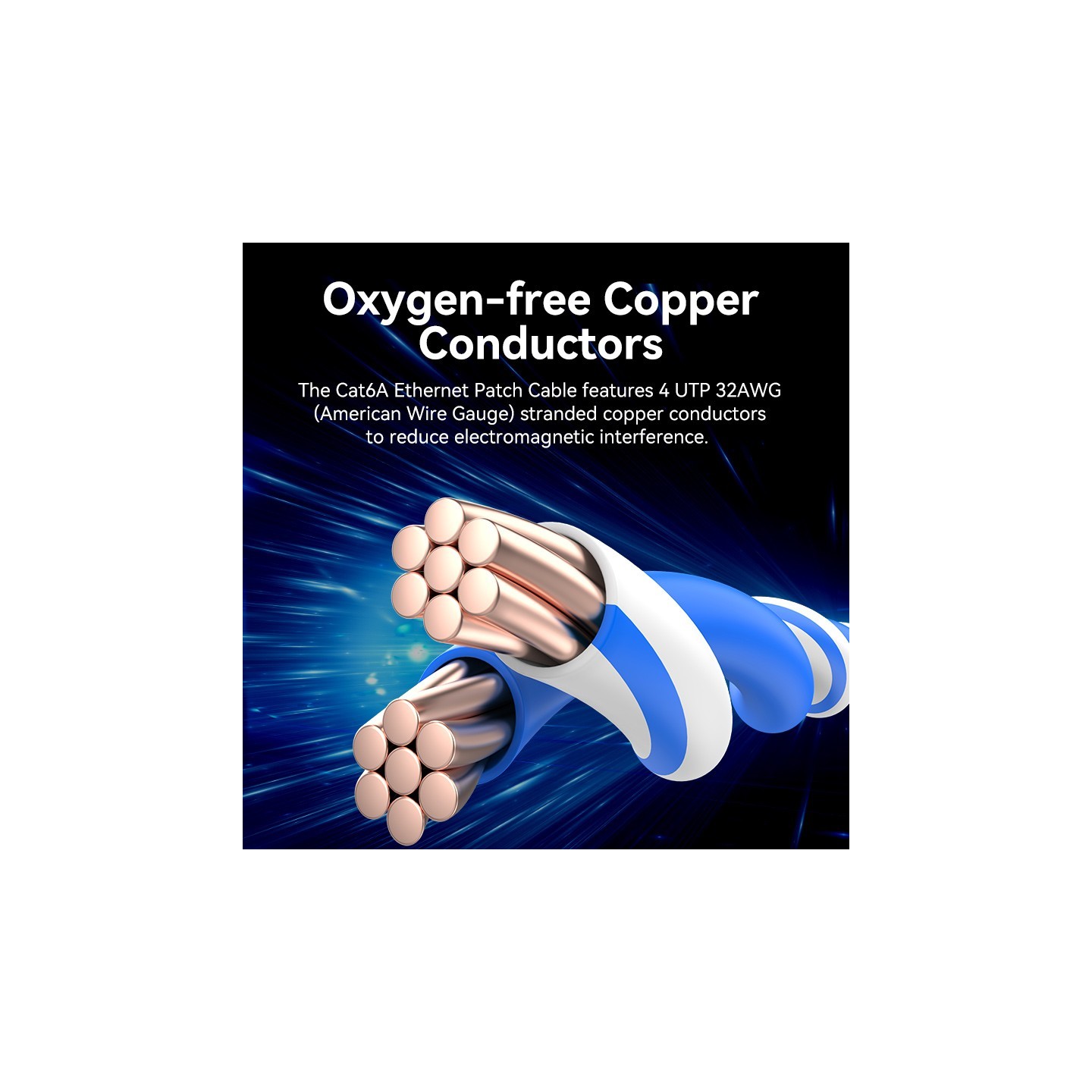 Vention NETWORK Cable - IBOBH - Cat6A UTP Rotate Right Angle Slim 2.0m Black — Buy in Cyprus with Fast Delivery