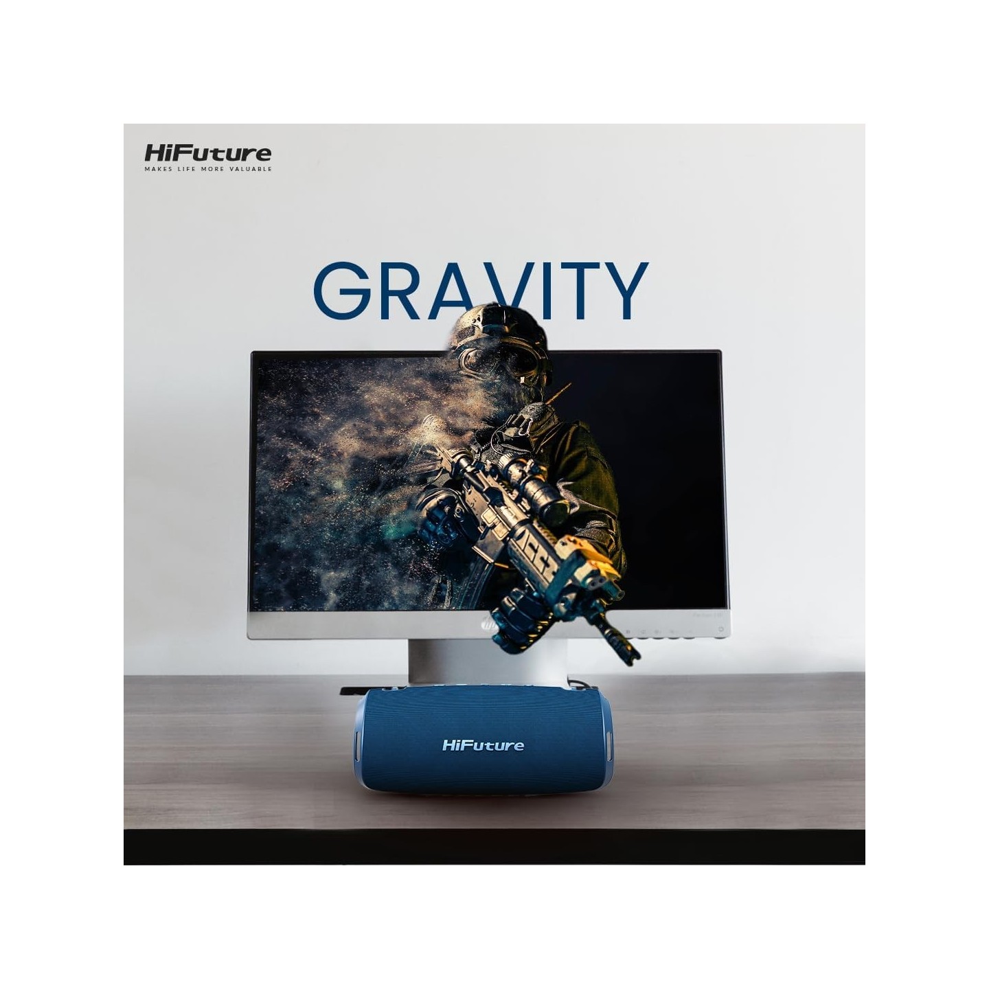 HiFuture Portable BT Speaker - GRAVITY - IPX7 45W Black — Buy in Cyprus with Fast Delivery