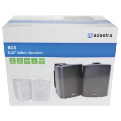 Buy Adastra Indoor Speakers - BC5B - 5.25'' Indoor Speakers Black (PAIR) in Cyprus, Nicosia, Limassol, Larnaka, Pafos