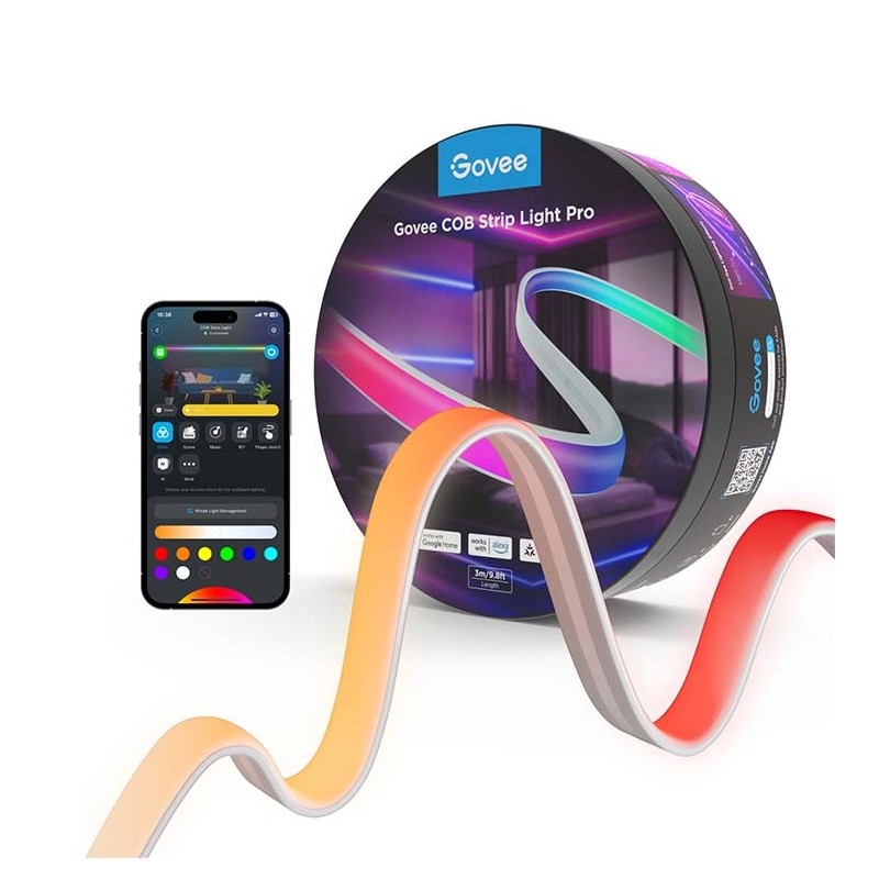 Buy Govee LED Light Strip COB - H61E5 - COB, 3m Neon Coating Smart WiFi & BT in Cyprus, Nicosia, Limassol, Larnaka, Pafos