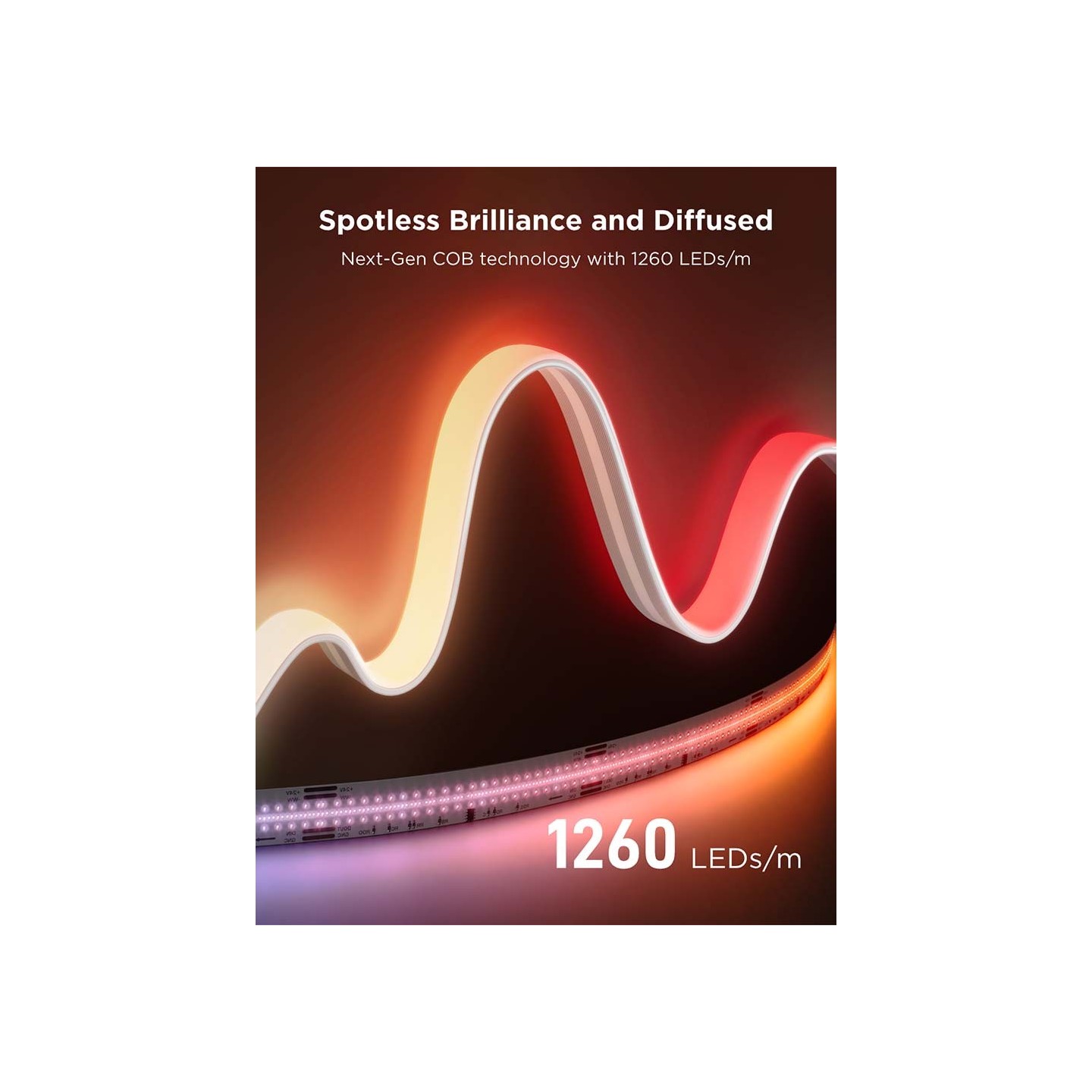 Govee LED Light Strip COB - H61E5 - COB, 3m Neon Coating Smart WiFi & BT — Buy in Cyprus with Fast Delivery