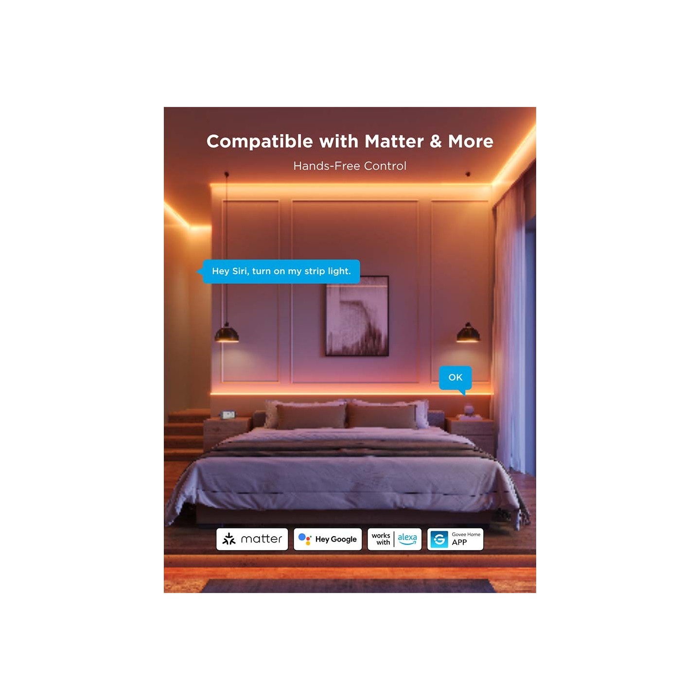 Govee LED Light Strip COB - H61E5 - COB, 3m Neon Coating Smart WiFi & BT — Buy in Cyprus with Fast Delivery