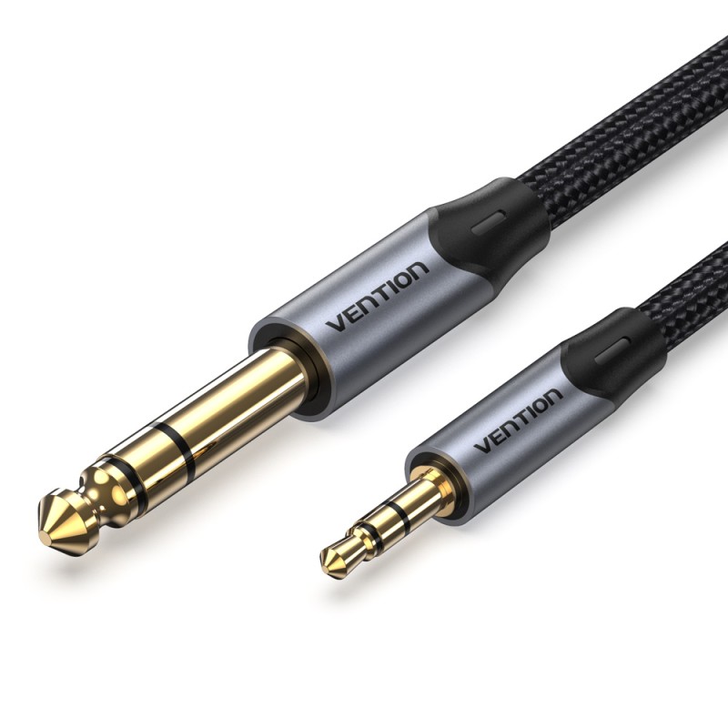 Buy Vention AUDIO Cable - BAUHL - 3.5mm to 6.3mm M-M TRS Cable Braided Alum 10.0m in Cyprus, Nicosia, Limassol, Larnaka, Pafos