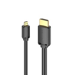 Buy Vention HDMI to HDMI Micro Cable - AGIBF - HDMI Micro Cable - 1.0m in Cyprus, Nicosia, Limassol, Larnaka, Pafos