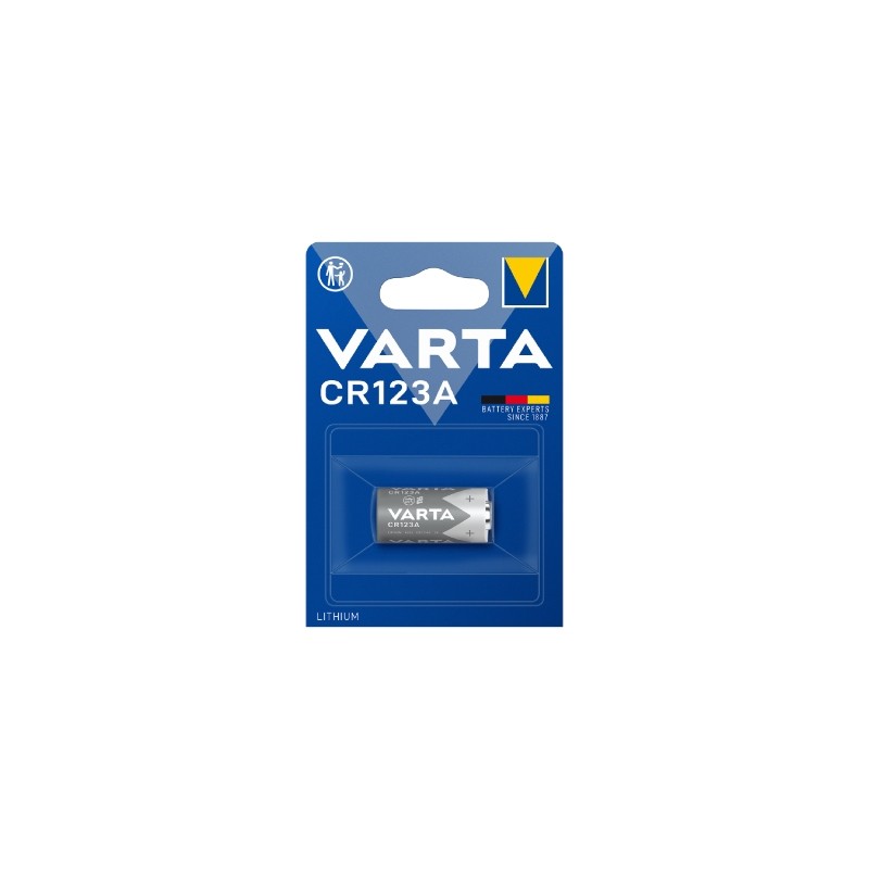 Buy Varta Lithium Battery - CR123A - 1pc Battery in Cyprus, Nicosia, Limassol, Larnaka, Pafos