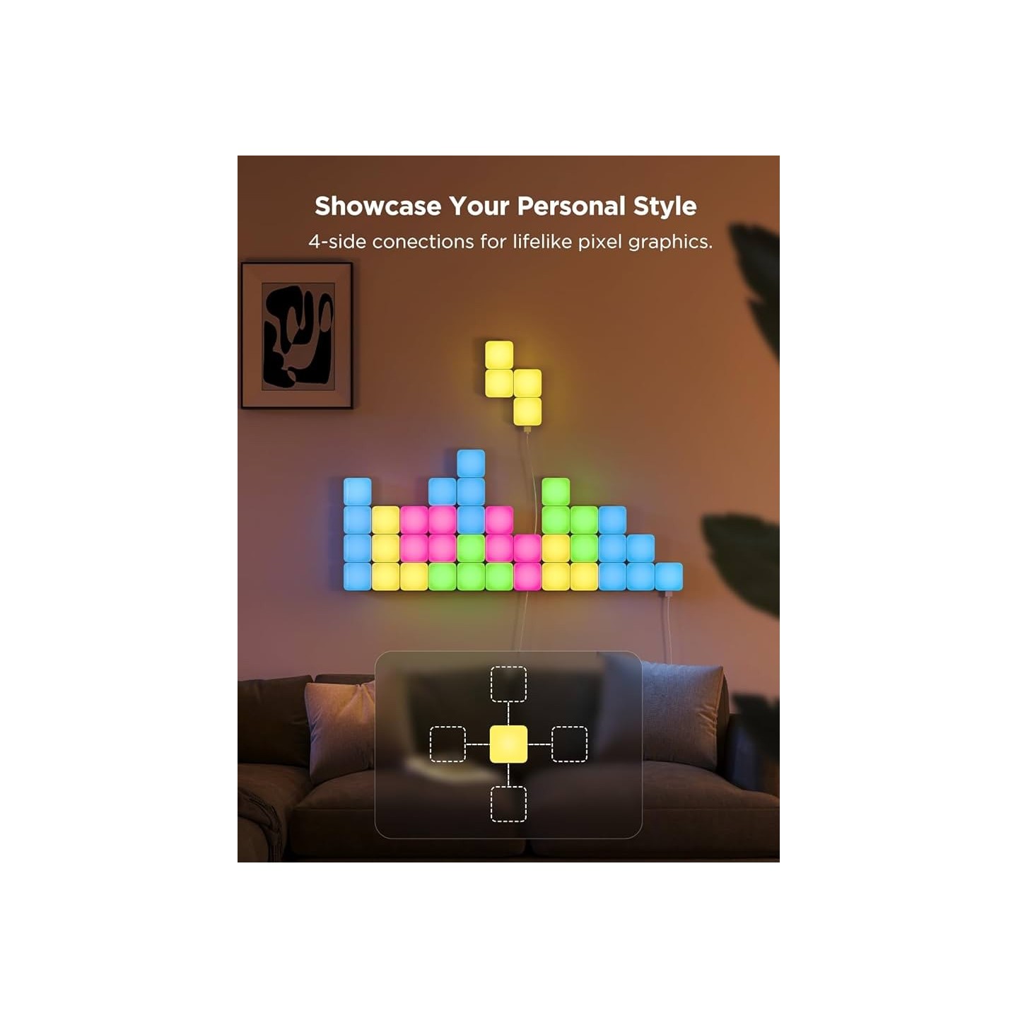 Govee Gaming Smart Mini Panel Lights - 10pcs — Buy in Cyprus with Fast Delivery