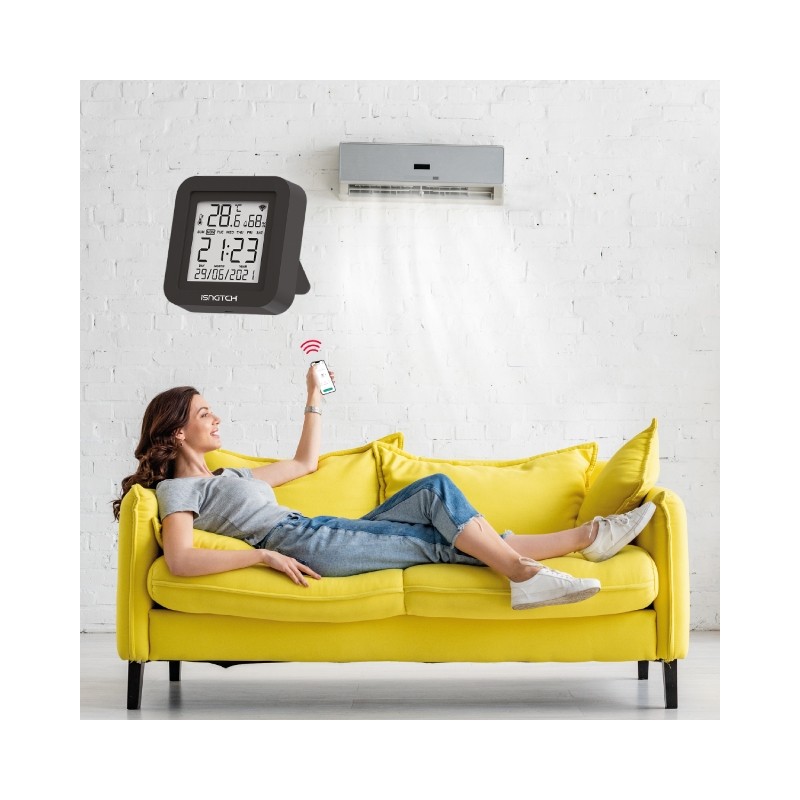 Buy GBC HeyWiri+ Universal Smart WiFi IR Remote - with Display & Temp in Cyprus, Nicosia, Limassol, Larnaka, Pafos