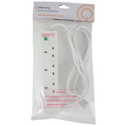 Buy Mercury 4Gang with Surge Protector - 430.009UK - 2.0m in Polybag in Cyprus, Nicosia, Limassol, Larnaka, Pafos