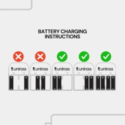 Buy Uniross USB Charger - UCU010A - for AA AAA + 4xAA Batteries in Cyprus, Nicosia, Limassol, Larnaka, Pafos