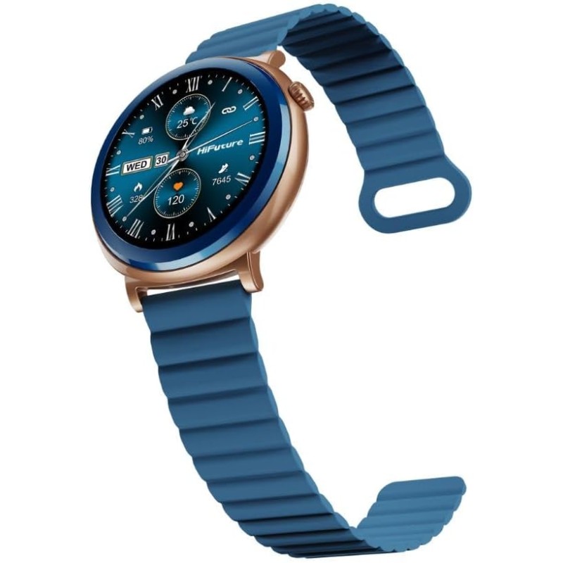 Buy HiFuture Fashion SmartWatch - AURORA Blue Gold in Cyprus, Nicosia, Limassol, Larnaka, Pafos