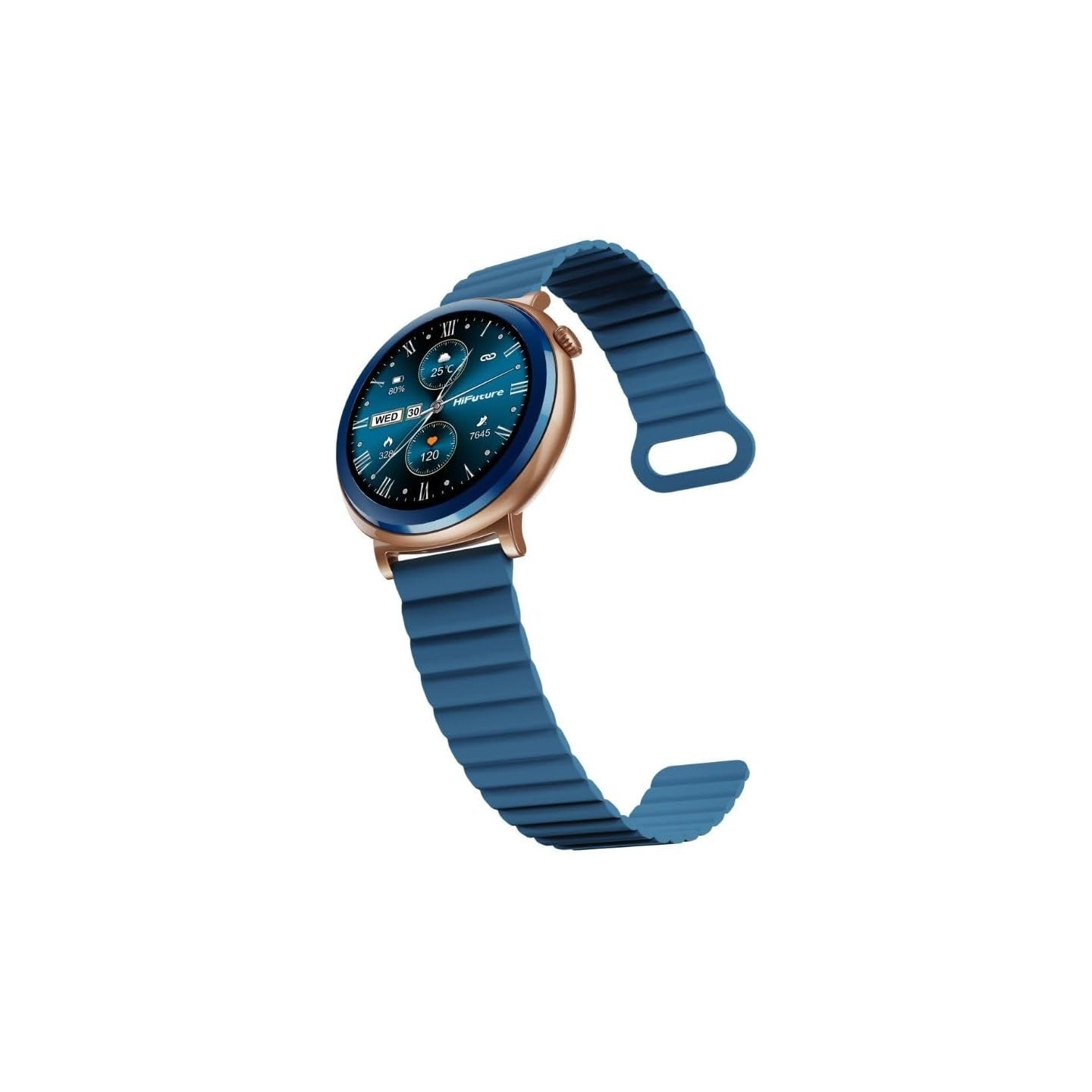 HiFuture Fashion SmartWatch - AURORA Blue Gold — Buy in Cyprus with Fast Delivery