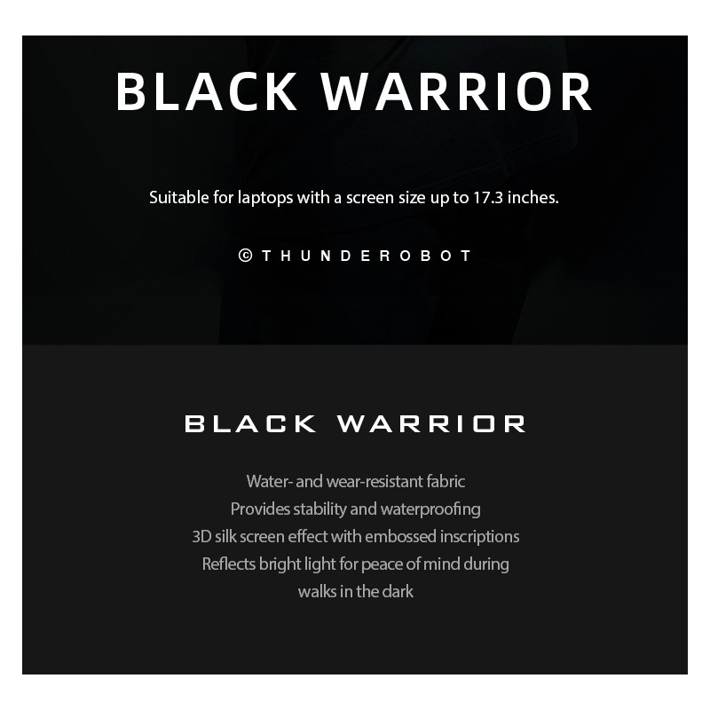 Buy Thunderobot Dark Warrior Pro Laptop Backpack - 17' in Cyprus, Nicosia, Limassol, Larnaka, Pafos