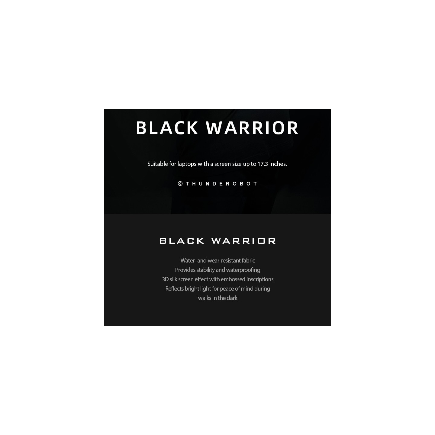 Thunderobot Dark Warrior Pro Laptop Backpack - 17' — Buy in Cyprus with Fast Delivery