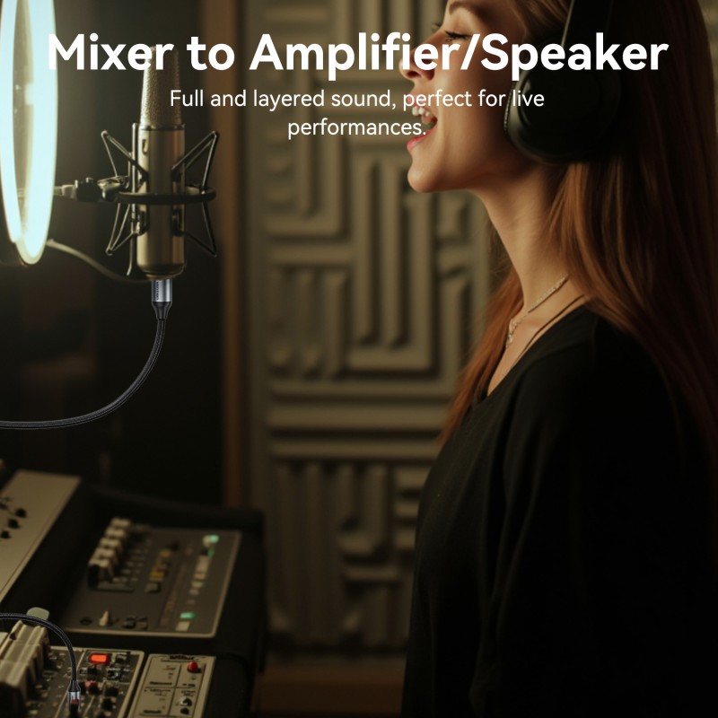 Buy Vention AUDIO XLR M-F Cable Braided-Metal 3.0m - BKHHI - XLR M-F Cable Braid... in Cyprus, Nicosia, Limassol, Larnaka, Pafos