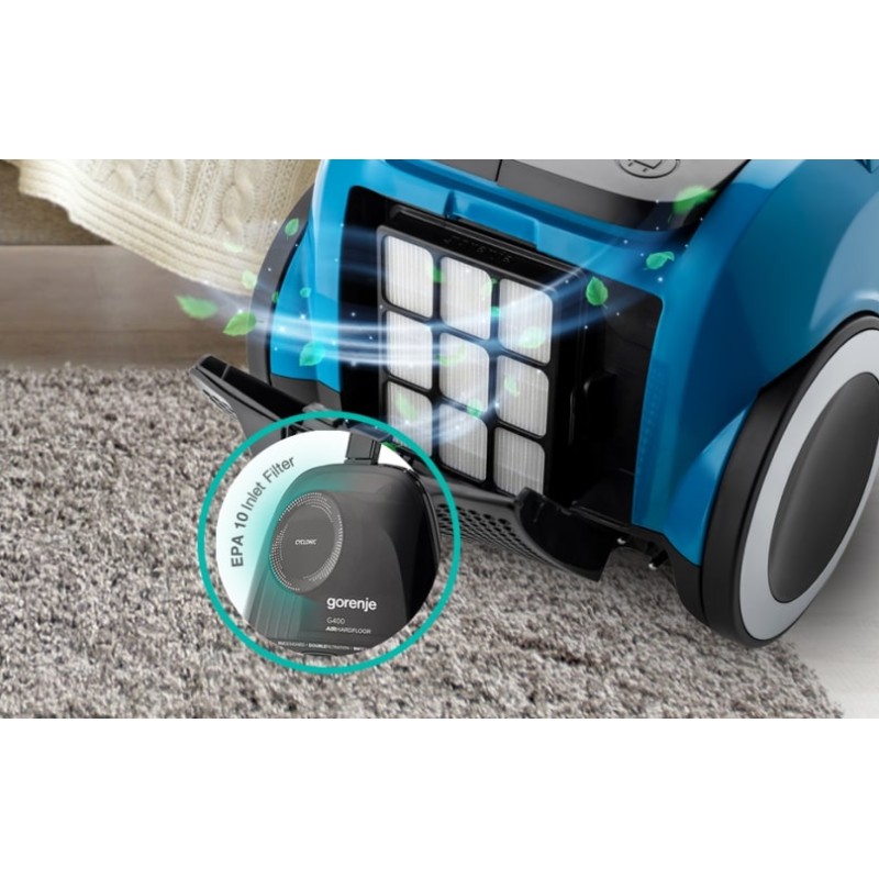 Buy Gorenje Cleaning Vacuum Bagless - VCE01G4AHGR - 800W 3.3L 7m in Cyprus, Nicosia, Limassol, Larnaka, Pafos