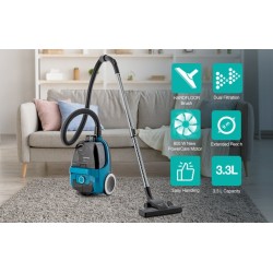 Buy Gorenje Cleaning Vacuum Bagless - VCE01G4AHGR - 800W 3.3L 7m in Cyprus, Nicosia, Limassol, Larnaka, Pafos