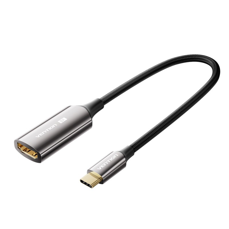 Buy Vention Converter USB-C to HDMI Adaptor - CRDBC - 0.25m 8K60Hz Metal in Cyprus, Nicosia, Limassol, Larnaka, Pafos