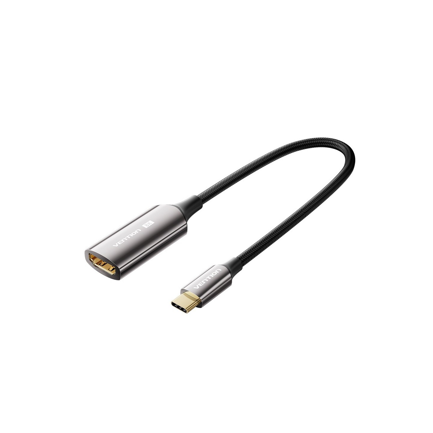 Vention Converter USB-C to HDMI Adaptor - CRDBC - 0.25m 8K60Hz Metal — Buy in Cyprus with Fast Delivery