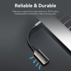 Buy Vention Converter USB-C to HDMI Adaptor - CRDBC - 0.25m 8K60Hz Metal in Cyprus, Nicosia, Limassol, Larnaka, Pafos
