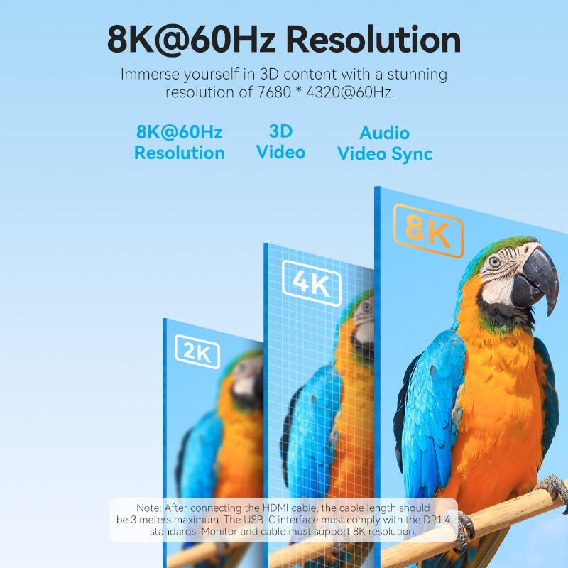 Buy Vention Converter USB-C to HDMI Adaptor - CRDBC - 0.25m 8K60Hz Metal in Cyprus, Nicosia, Limassol, Larnaka, Pafos