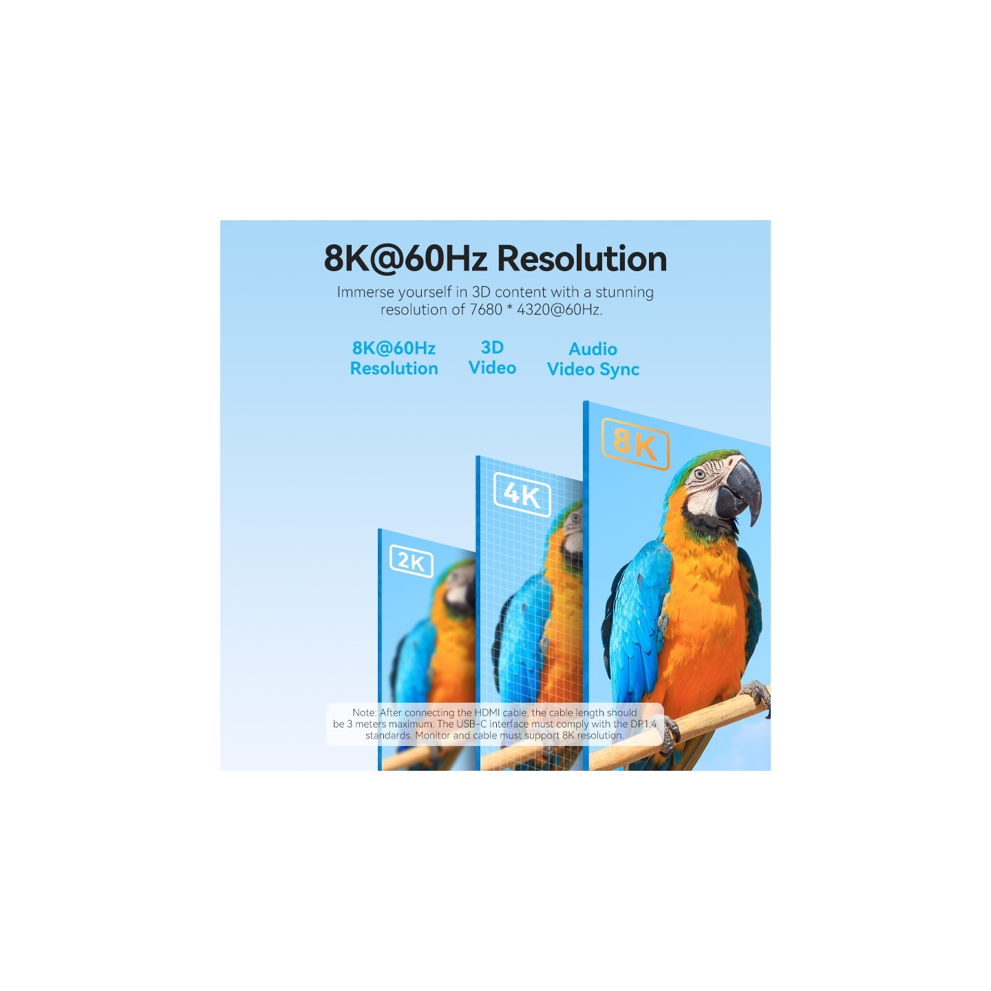 Vention Converter USB-C to HDMI Adaptor - CRDBC - 0.25m 8K60Hz Metal — Buy in Cyprus with Fast Delivery