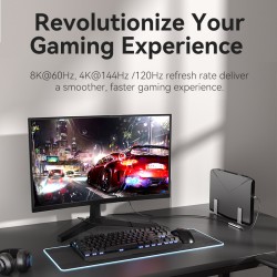 Buy Vention Converter USB-C to HDMI Adaptor - CRDBC - 0.25m 8K60Hz Metal in Cyprus, Nicosia, Limassol, Larnaka, Pafos