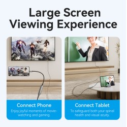 Buy Vention Converter USB-C to HDMI Adaptor - CRDBC - 0.25m 8K60Hz Metal in Cyprus, Nicosia, Limassol, Larnaka, Pafos