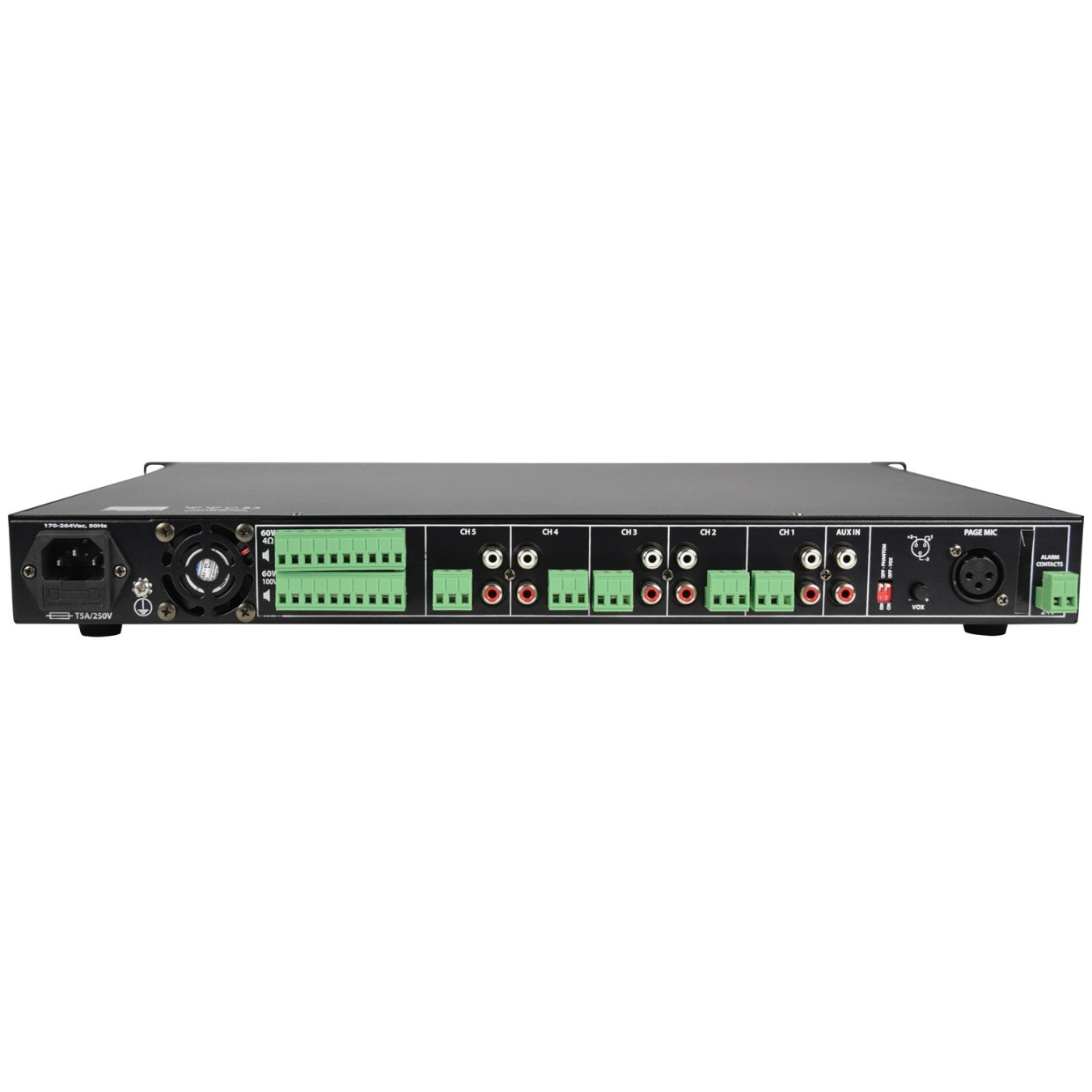 Adastra Amplifier - RMS605 - 100V 5x60W Class D Amplifier — Buy in Cyprus with Fast Delivery