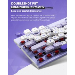 Thunderobot K96 Trimode 2.4GHz-BT-USB-C 96 Red Switch Low-Profile Keyboard (Boxed) — Buy in Cyprus with Fast Delivery