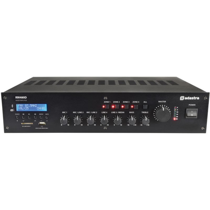 Buy Adastra PA 100V Amplifier - RM480D - 480W FM DAB USB BT 4Z 953.227UK in Cyprus, Nicosia, Limassol, Larnaka, Pafos