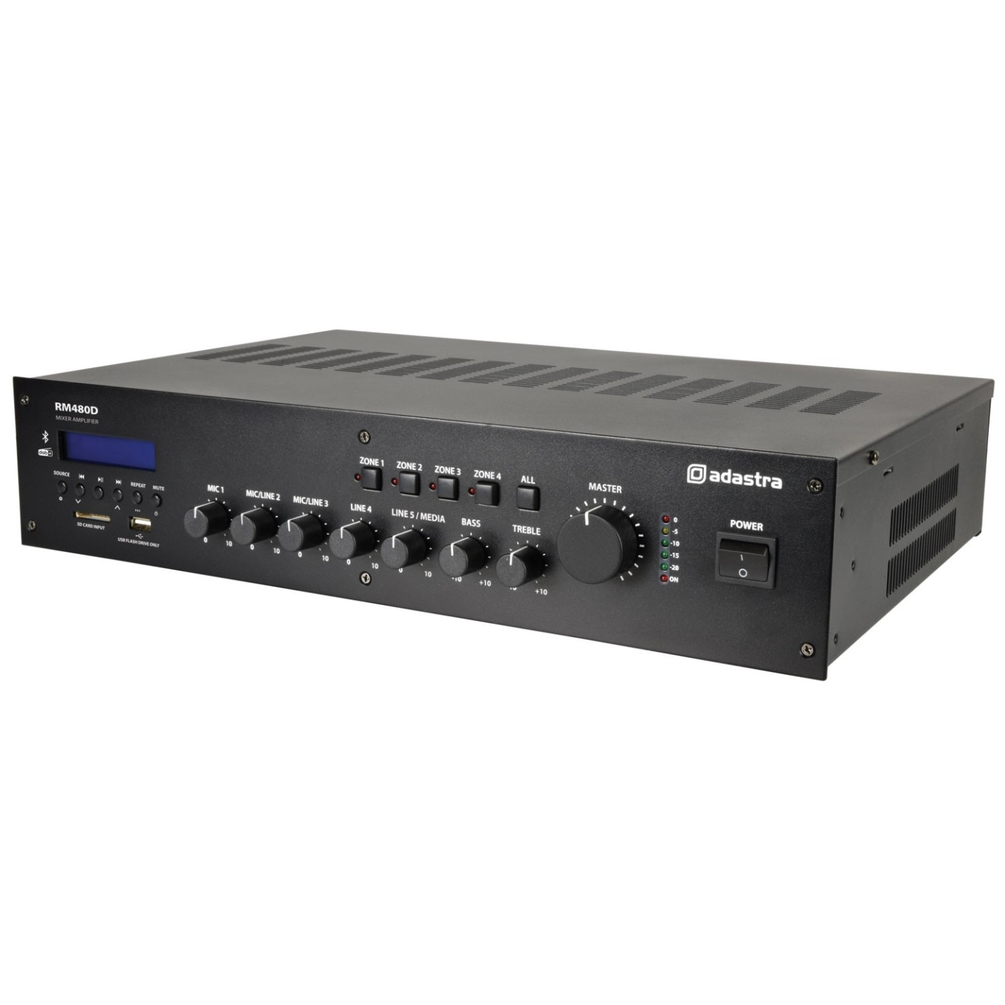 Adastra PA 100V Amplifier - RM480D - 480W FM DAB USB BT 4Z 953.227UK — Buy in Cyprus with Fast Delivery