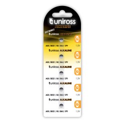 Buy Uniross Coin Battery - LR521 AG0 LR63 - Alkaline Coin Battery (5pack) in Cyprus, Nicosia, Limassol, Larnaka, Pafos