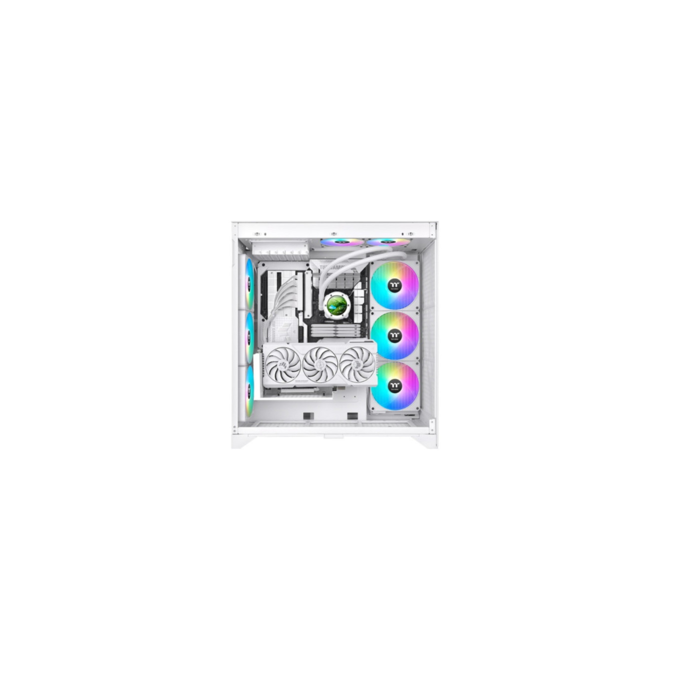Thermaltake TH420 V2 Ultra EX ARGB Snow Edition - 420mm AIO Liquid Cooler, White, 3x140mm Fans