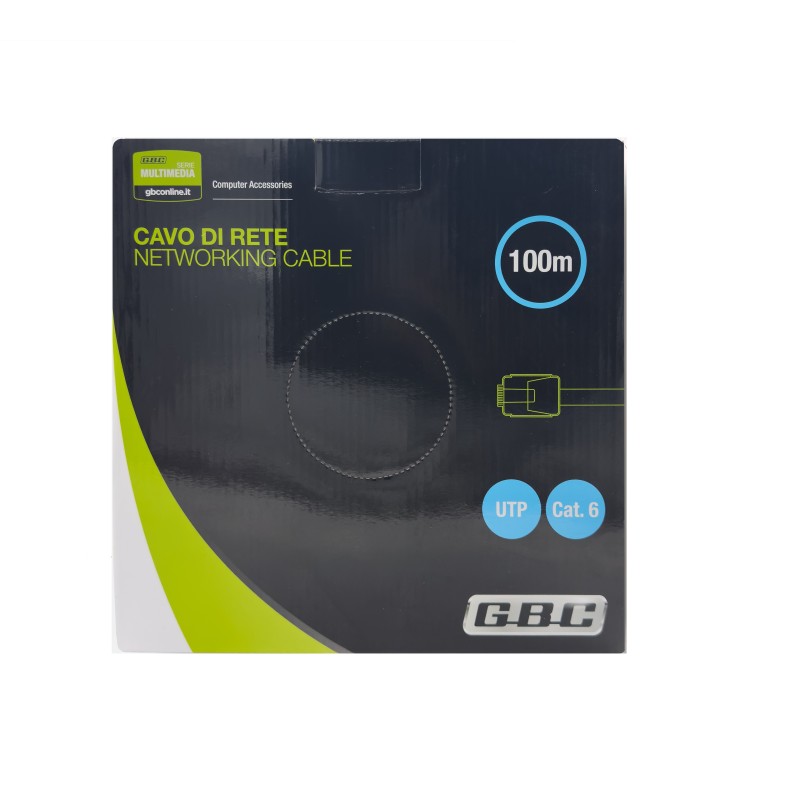 Buy GBC Cat6 UTP CCA Network Cable - 100m Pull Box in Cyprus, Nicosia, Limassol, Larnaka, Pafos