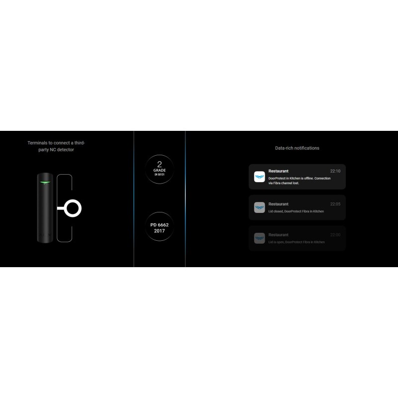 Buy AJAX FIBRA DoorProtect - White in Cyprus, Nicosia, Limassol, Larnaka, Pafos