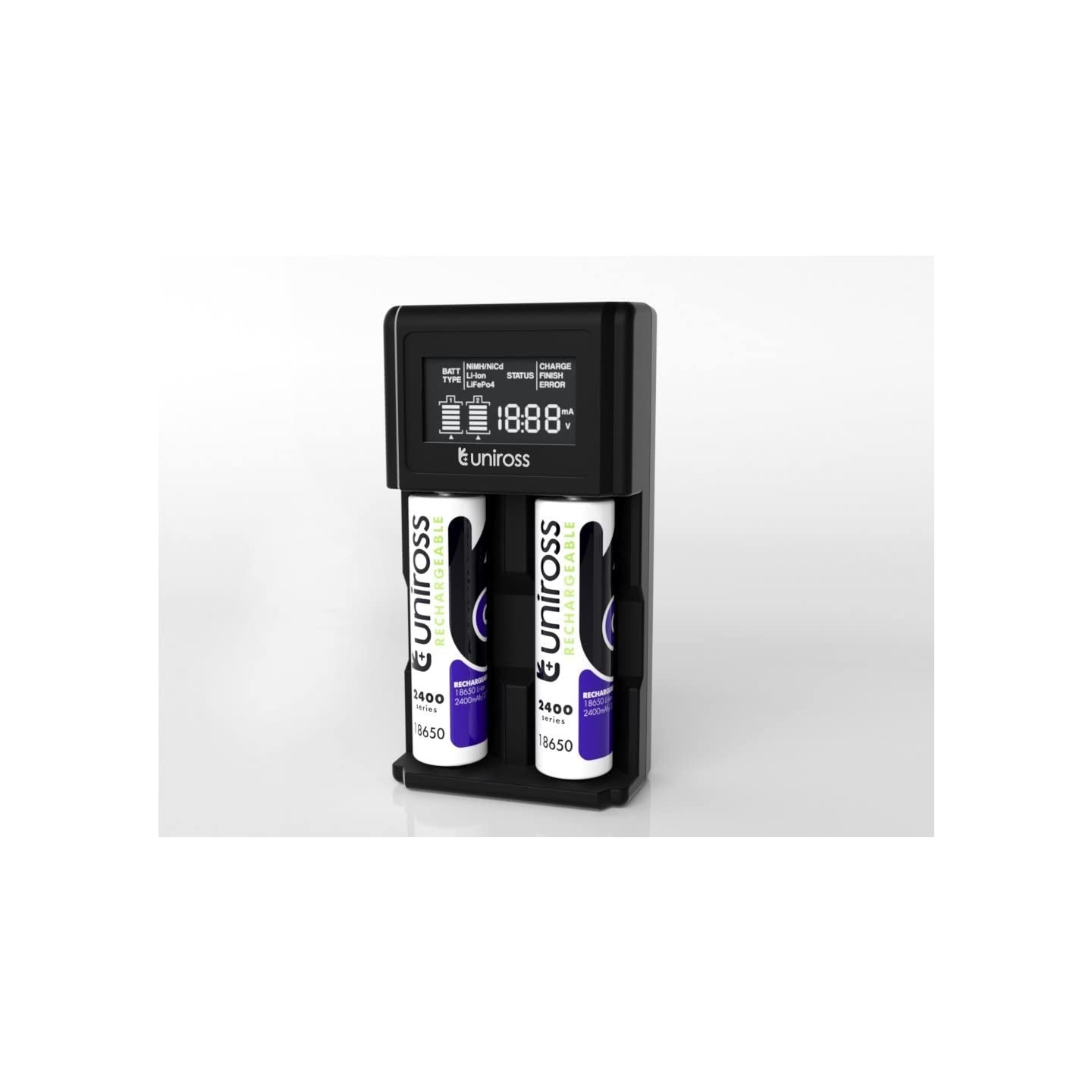 Uniross UCX004 Advanced Fast Smart Charger for 24 types of NiMH and Lithium Batteries — Buy in Cyprus with Fast Delivery