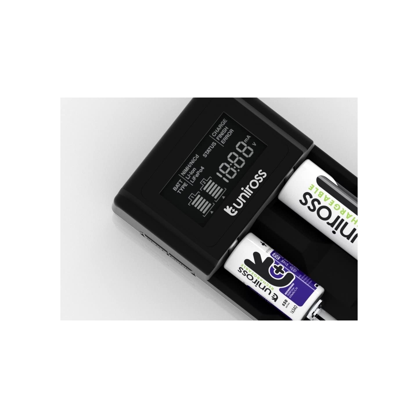Uniross UCX004 Advanced Fast Smart Charger for 24 types of NiMH and Lithium Batteries — Buy in Cyprus with Fast Delivery