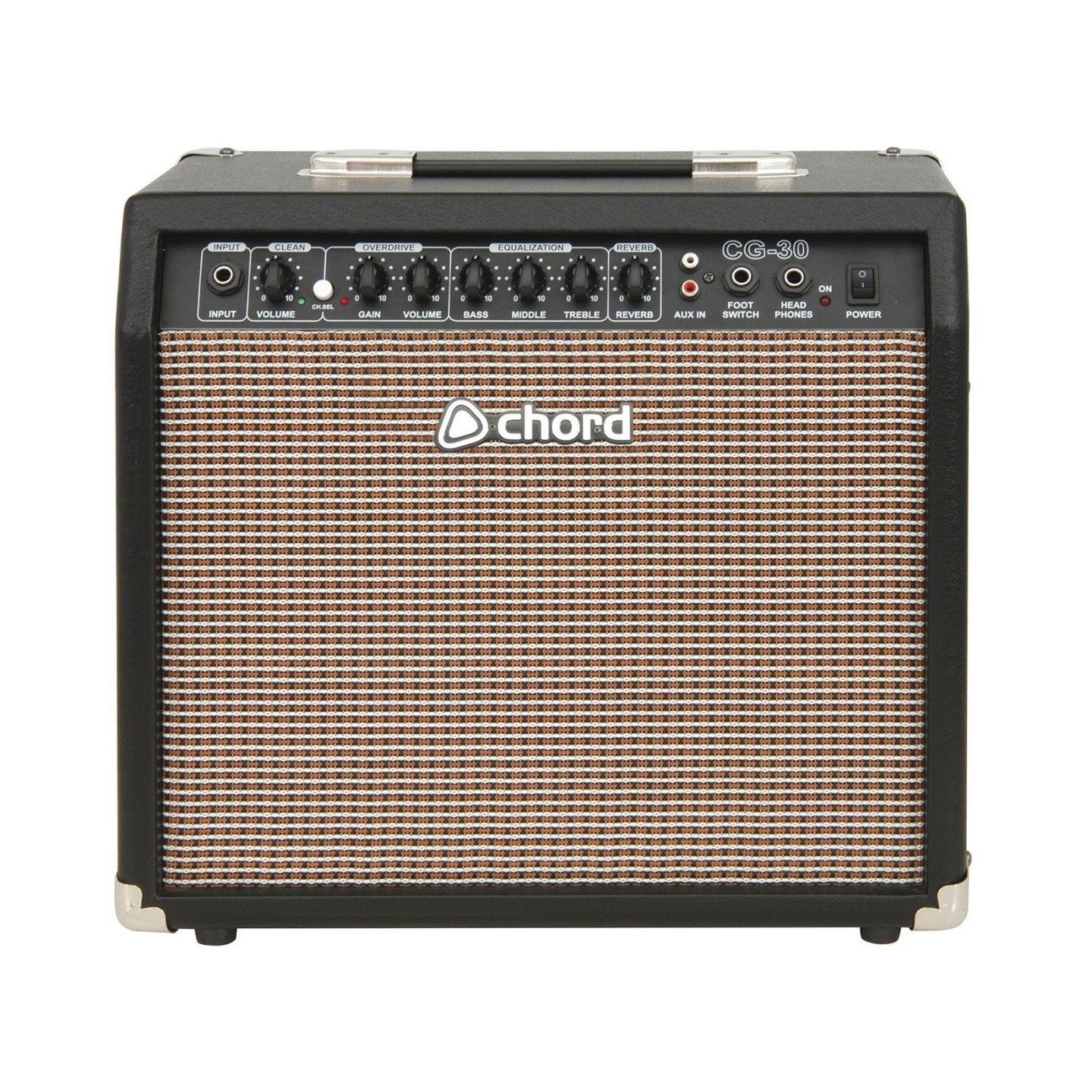 Chord Vinyl Guitar Amplifier - CG-30 - with 10'' Speaker Equaliser & Footswitch Input — Buy in Cyprus with Fast Delivery