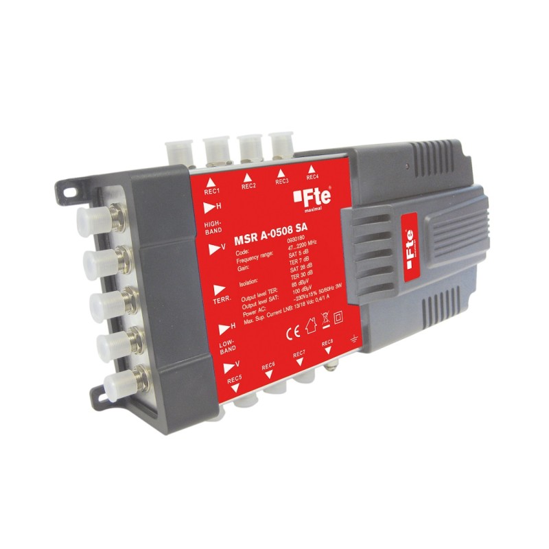 Buy FTE Multiswitch - MSRA0508 - 5 8 Active Sat Terrestrial Multiswitch in Cyprus, Nicosia, Limassol, Larnaka, Pafos