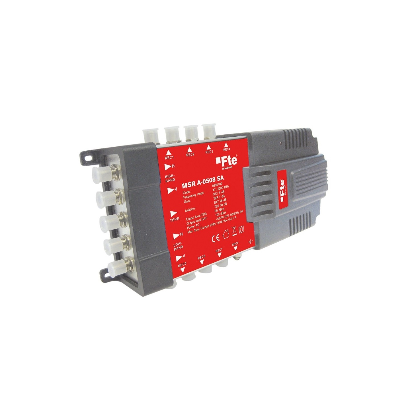 FTE Multiswitch - MSRA0508 - 5 8 Active Sat Terrestrial Multiswitch — Buy in Cyprus with Fast Delivery