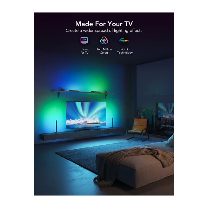 Buy Govee TV Light Bars - H6046 - RGBIC for 45'-70' TV in Cyprus, Nicosia, Limassol, Larnaka, Pafos