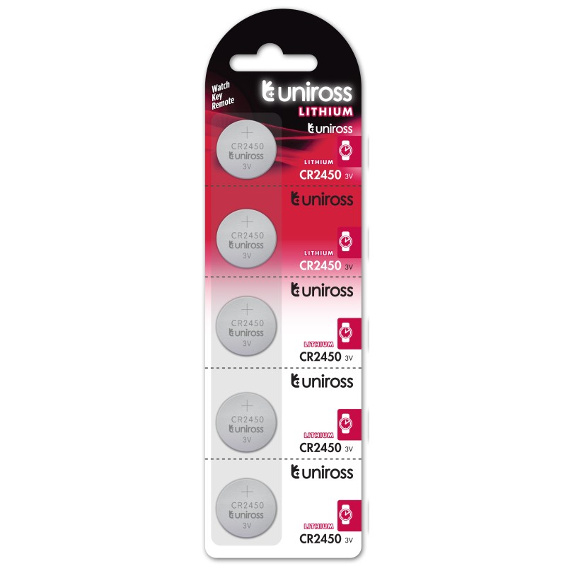 Buy Uniross Button Cell Lithium Battery - CR2450 - Button Cell Lithium Battery (... in Cyprus, Nicosia, Limassol, Larnaka, Pafos