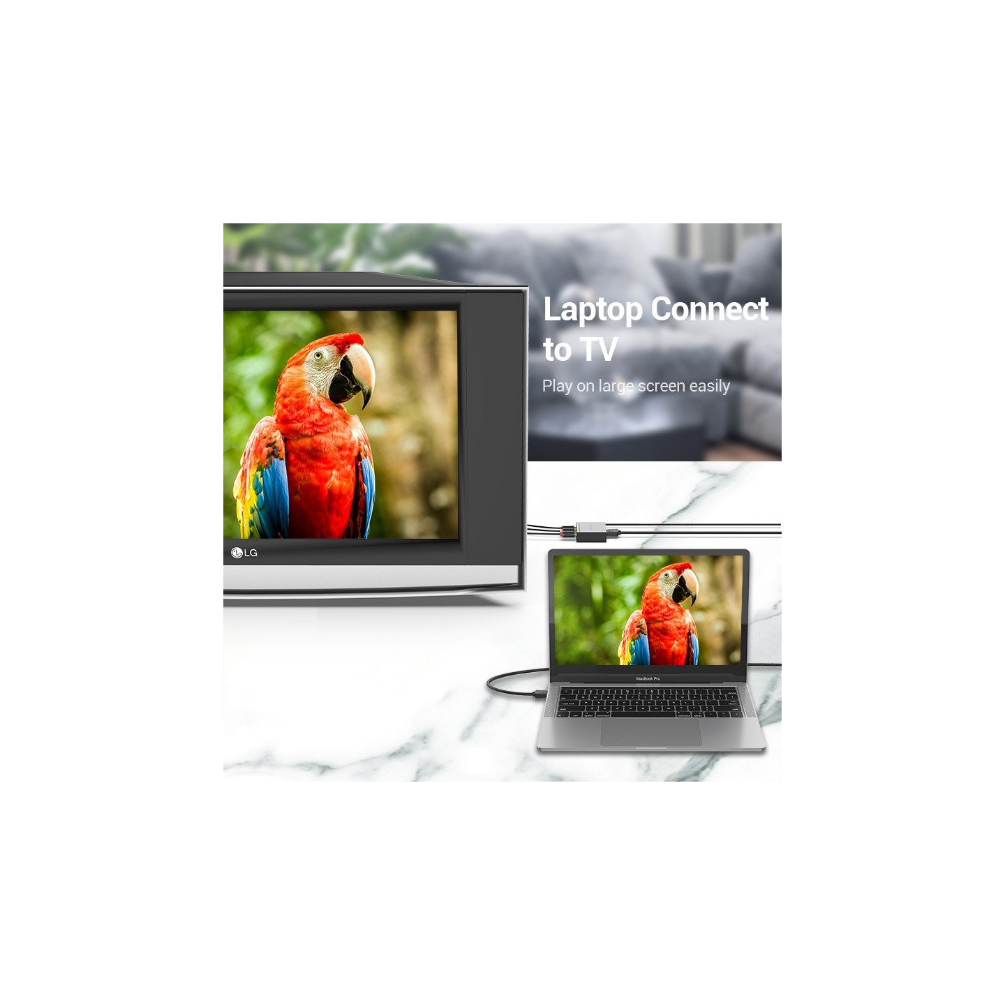 Vention Converter - AEEB0 - HDMI to 3RCA USB Powered — Buy in Cyprus with Fast Delivery