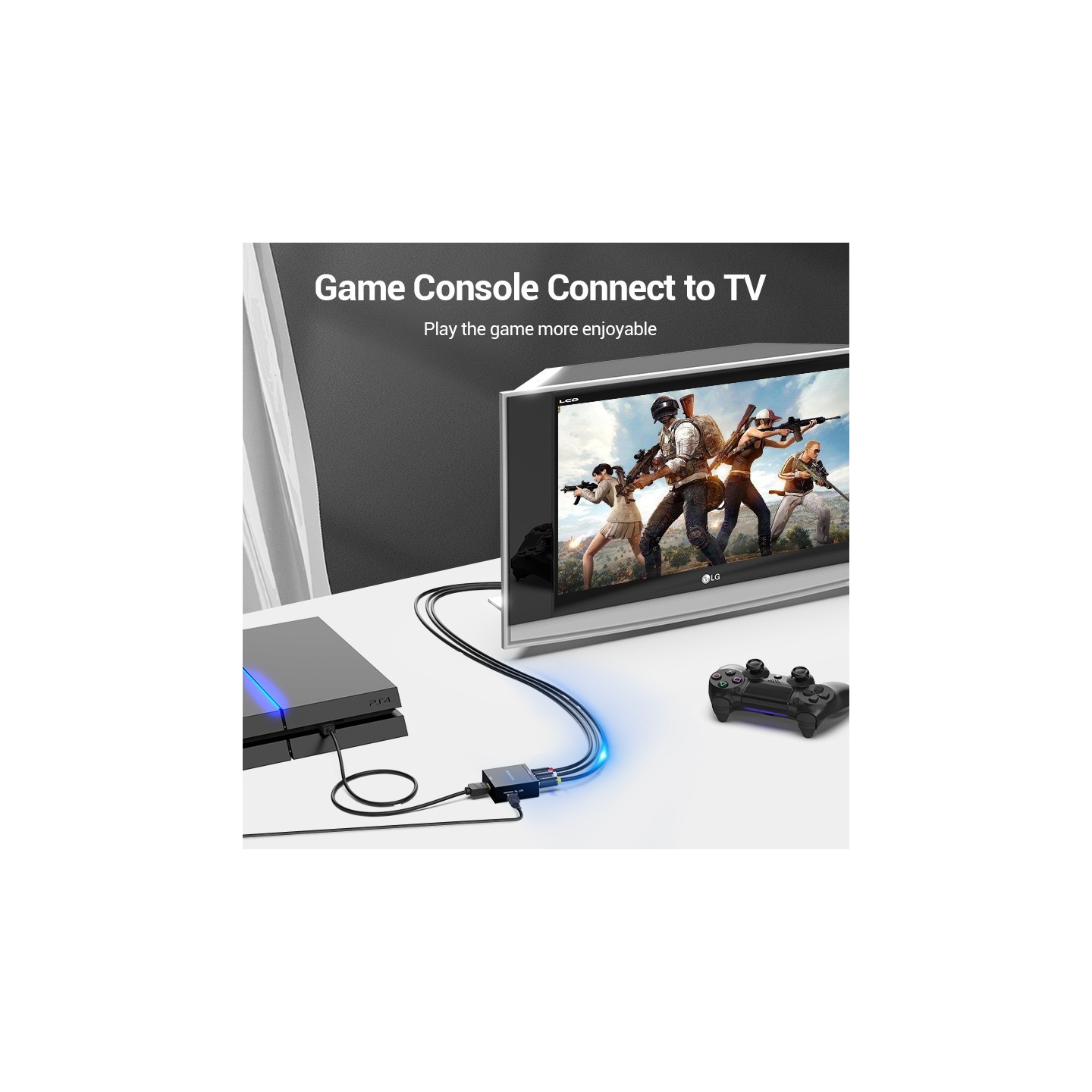 Vention Converter - AEEB0 - HDMI to 3RCA USB Powered — Buy in Cyprus with Fast Delivery