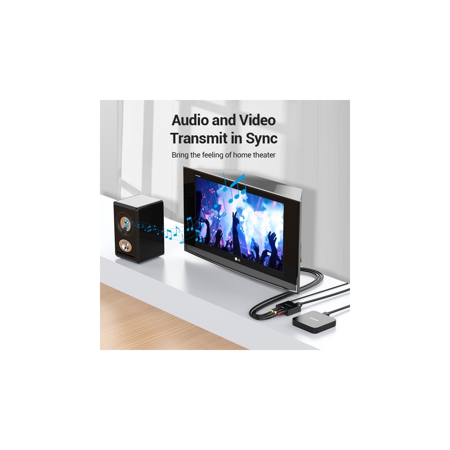 Vention Converter - AEEB0 - HDMI to 3RCA USB Powered — Buy in Cyprus with Fast Delivery