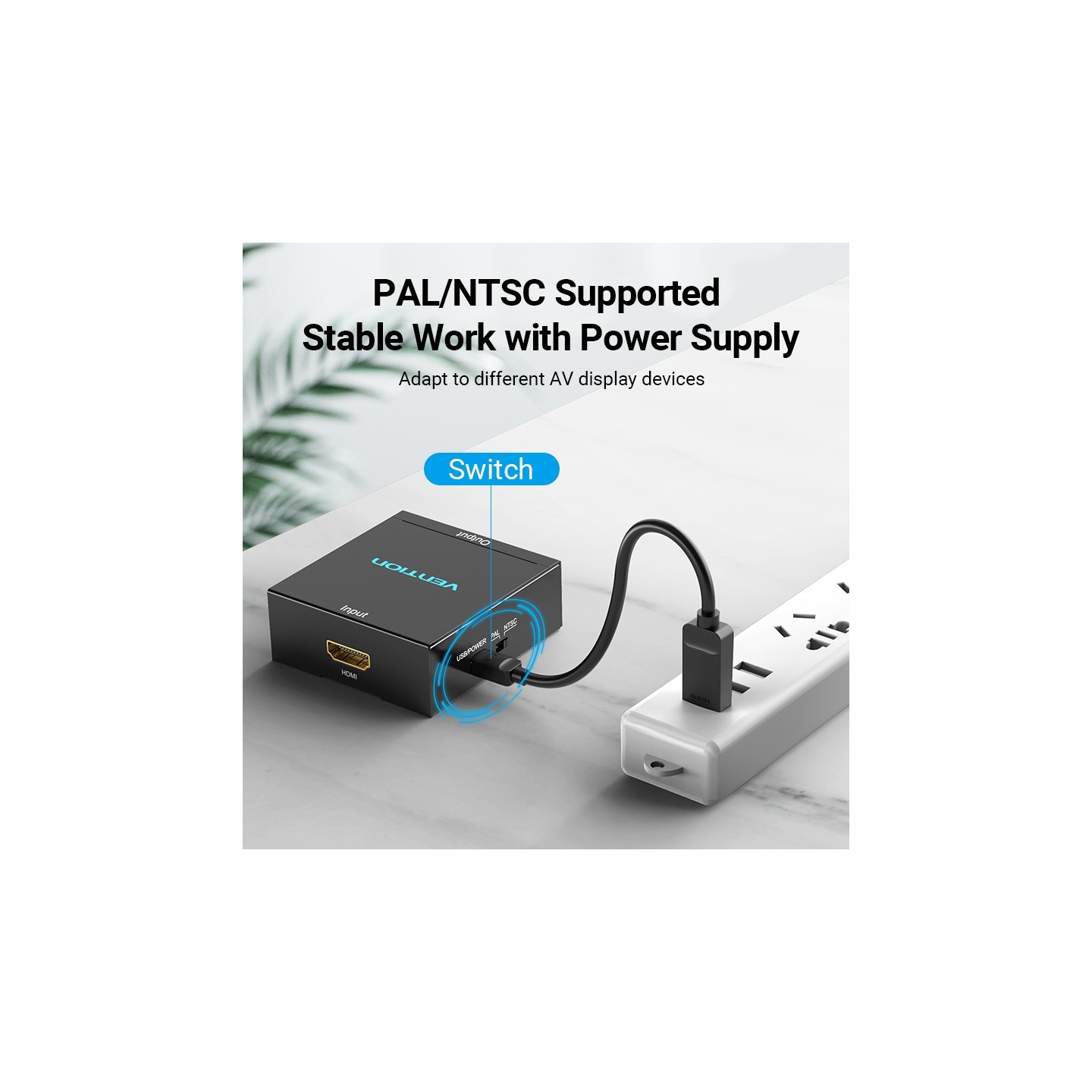 Vention Converter - AEEB0 - HDMI to 3RCA USB Powered — Buy in Cyprus with Fast Delivery