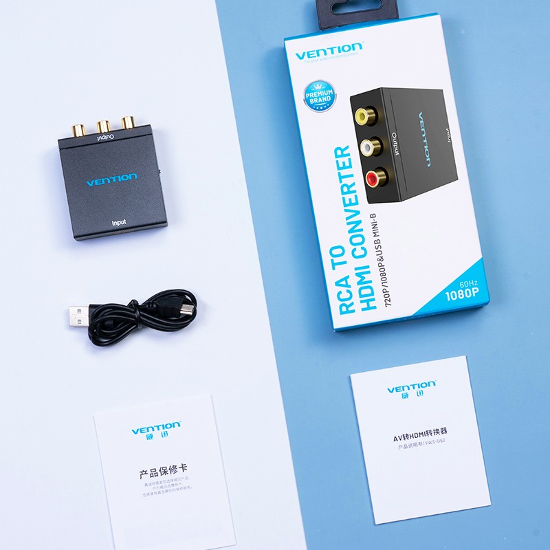Buy Vention Converter - AEEB0 - HDMI to 3RCA USB Powered in Cyprus, Nicosia, Limassol, Larnaka, Pafos