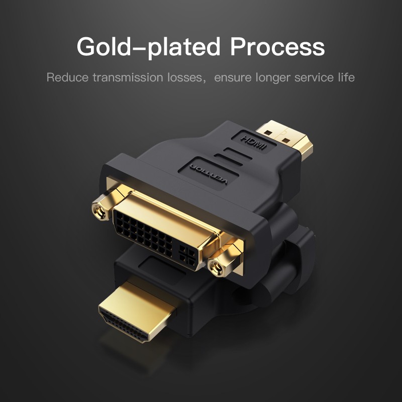 Buy Vention HDMI Adaptor Male to DVI Female - ECCB0 - 24+5 Bi-Direction in Cyprus, Nicosia, Limassol, Larnaka, Pafos