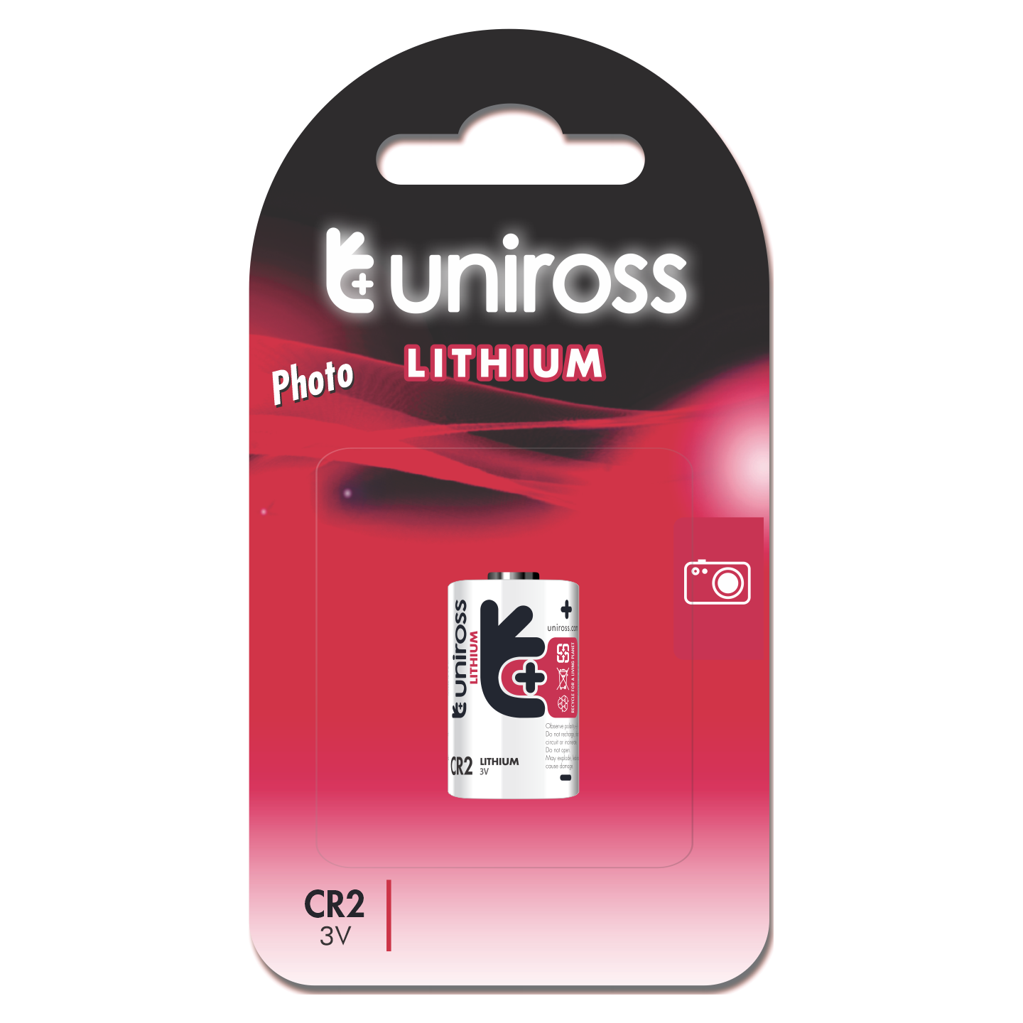 Uniross Photo Lithium Battery - CR2 - Photo Lithium Battery — Buy in Cyprus with Fast Delivery